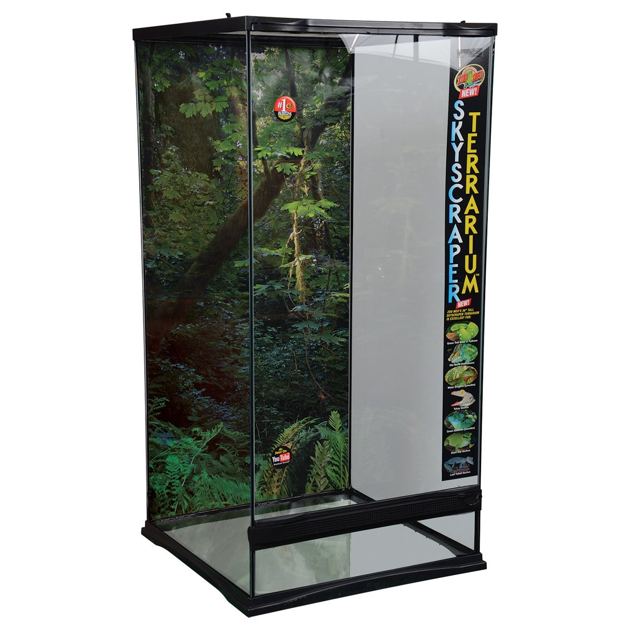 Zoo med glass terrarium online